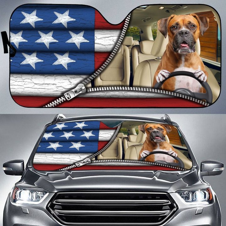 DIC4025-Boxer Car Sun shade