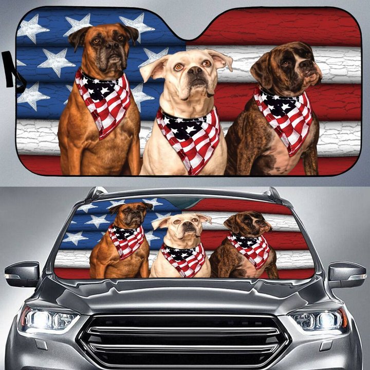 DIC5006-Boxer Car Sun shade