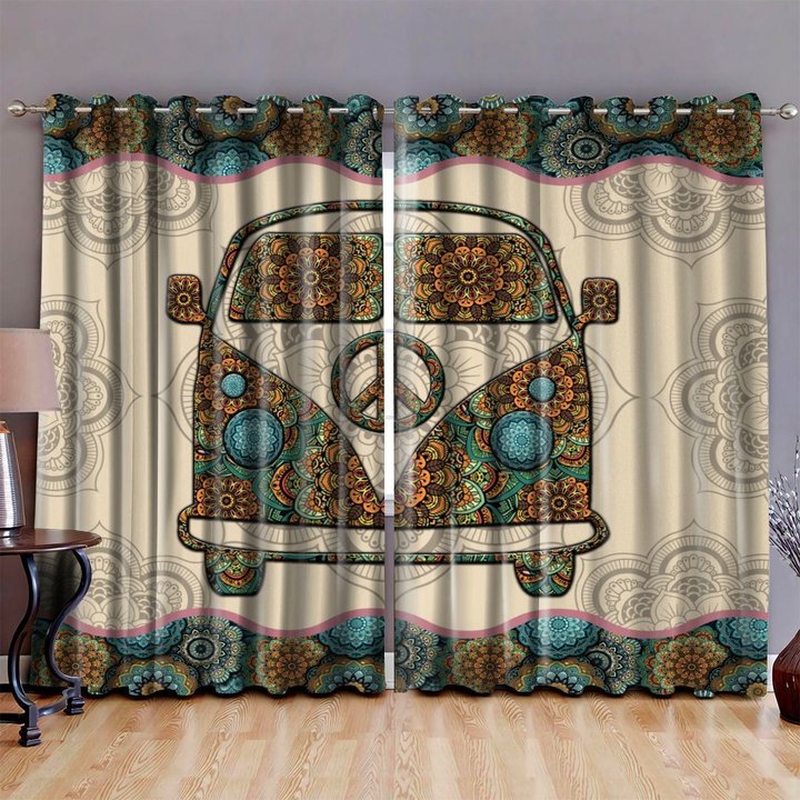 DIWH016-Hippie bus WINDOW CURTAINS - Rug