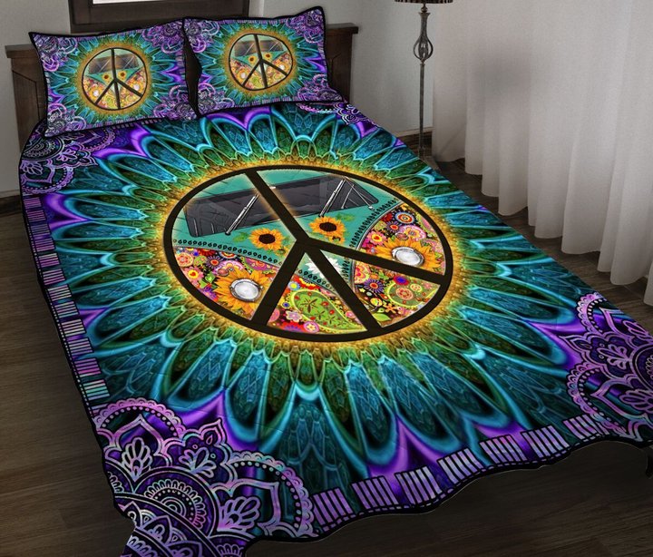 DIEW2003-Hippie Quilt Bed Set