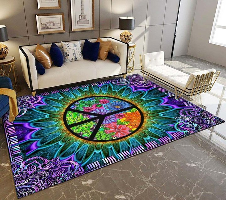 CHR0101 Hippie Flower Rug