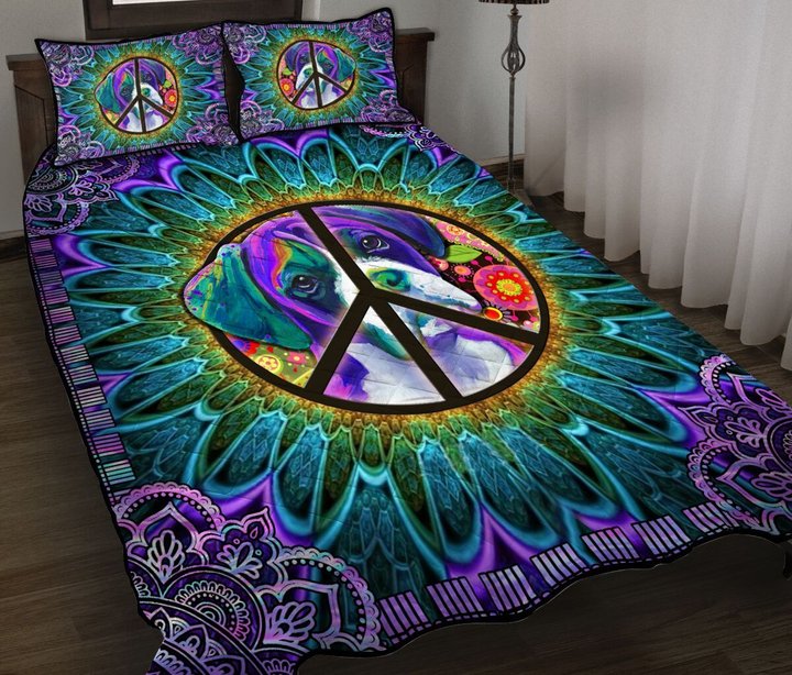 DIEH5008-HIPPIE-BOXER Quilt Bed Set