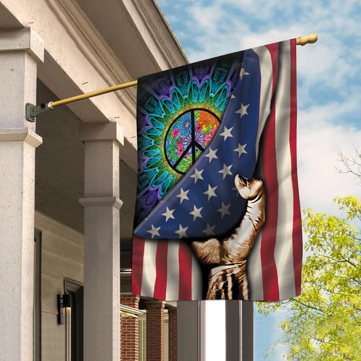 THF0111 hippie House Flag