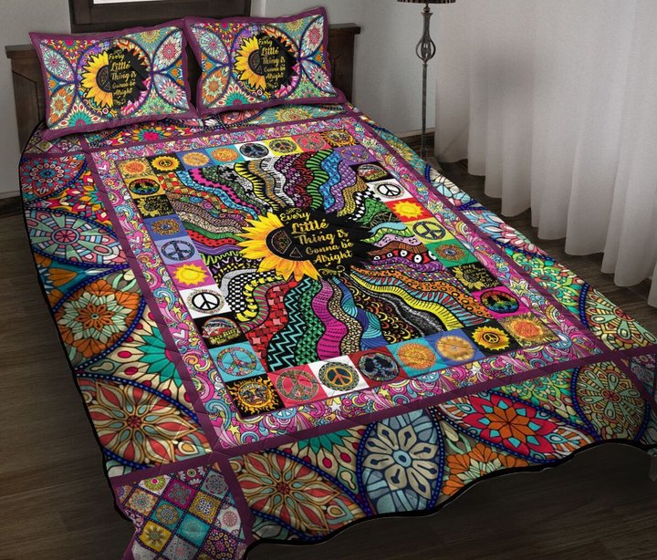 TUE4201 Hippie Quilt Bed Set
