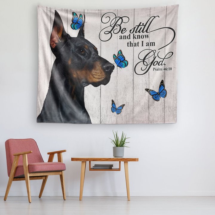 THA0242 Doberman Tapestry