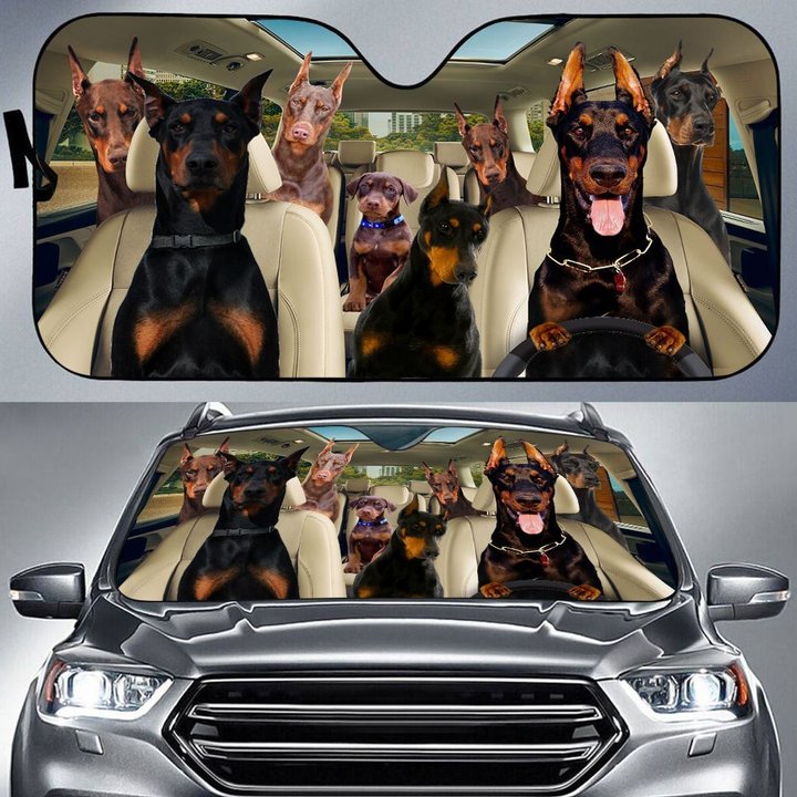 CHC3008 Doberman Car Sun shade