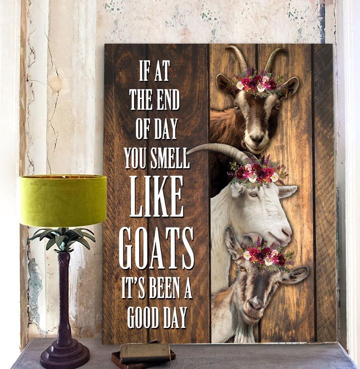 BID20072206 Goats It's Been A Good Day Matte Canvas