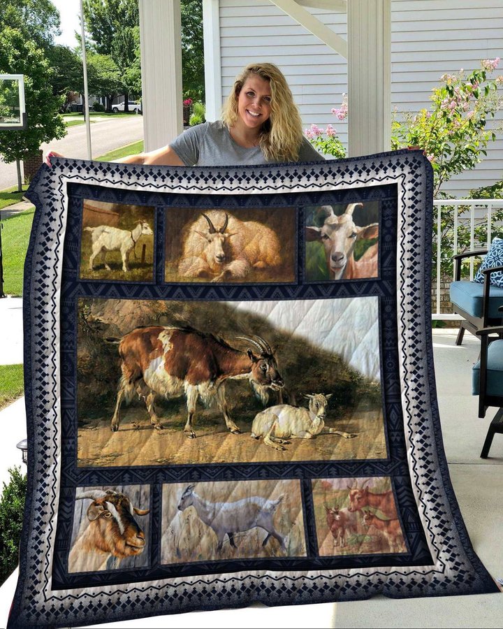 QUIANI17003 GOAT Quilt Blanket