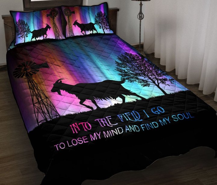 BIE20080110 Goat Into The Field 1 Quilt Bed Set
