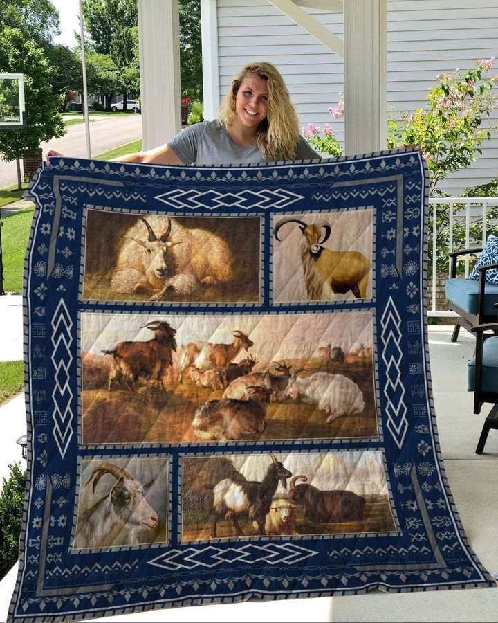 QUIANI17002 GOAT Quilt Blanket