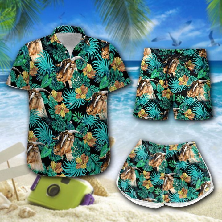 Goat Hawaii Men-Women set THT20072204-THO20072204
