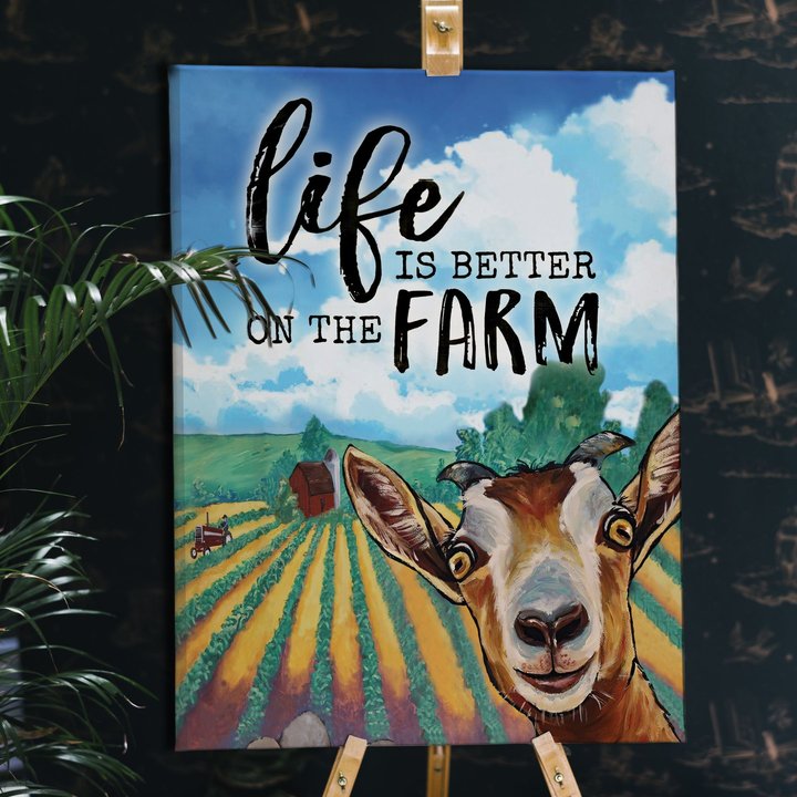 BID20080108 Goat Farm Matte Canvas