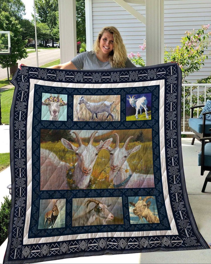 QUIANI17001 GOAT Quilt Blanket
