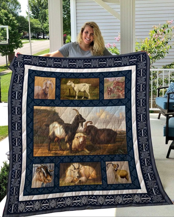 QUIANI17004 GOAT Quilt Blanket