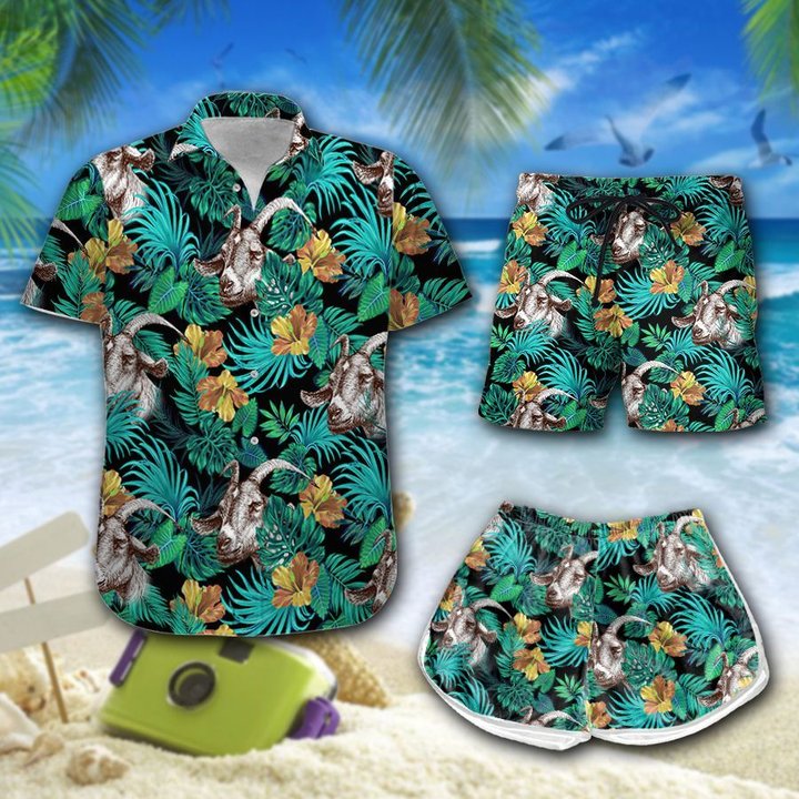 Goat Hawaii Men-Women set THT20072205-THO20072205