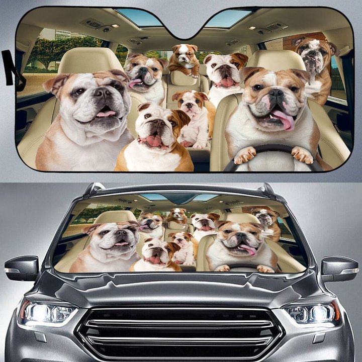 CHC3005 Bulldog Car Sun shade