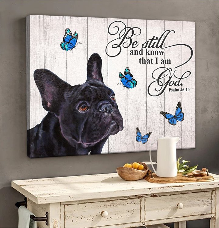 THD0149 French Bulldog Matte Canvas