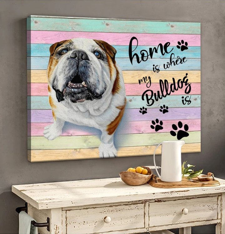 CHD0119 Bulldog Matte Canvas
