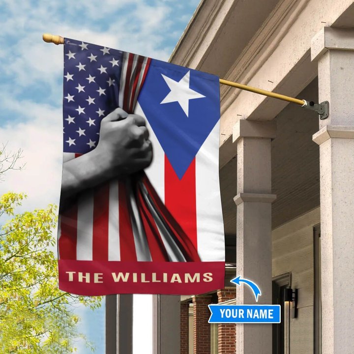 THF20063005 Puerto Rico Personalized Flag