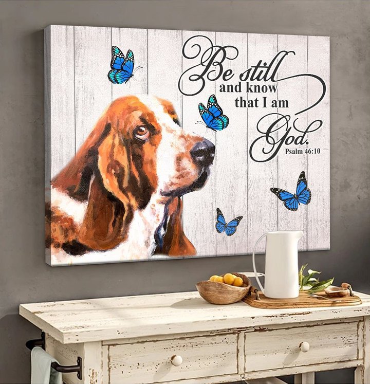 THD0119 Basset Hound Matte Canvas