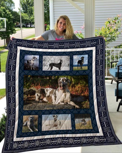 QUI31004 Great Dane Quilt Blanket