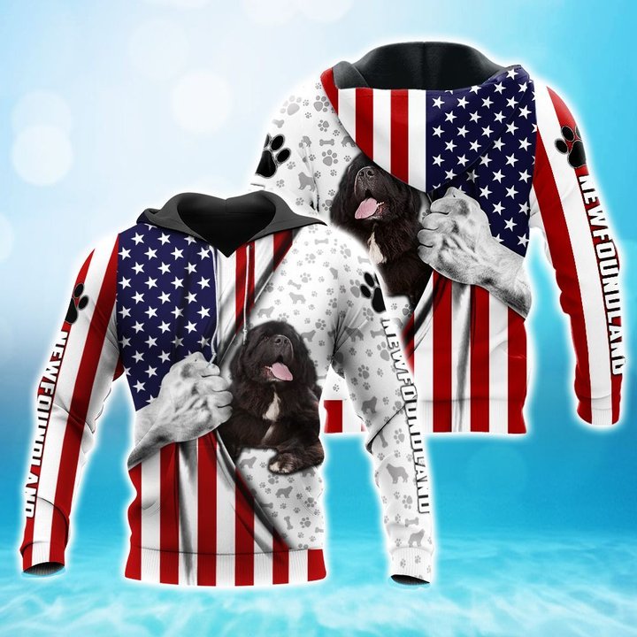 DITDOGF2004 Newfoundland 3D HOODIE