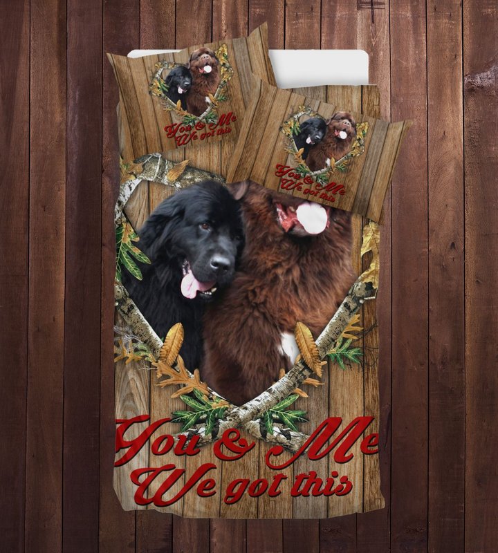 THBDOG1013 Newfoundland Bedding Set