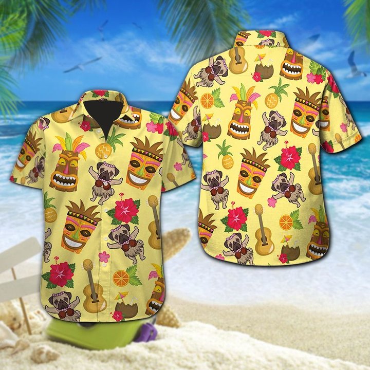 MHTCHO1206 - MHOCHO1206 Pug Hawaii Set