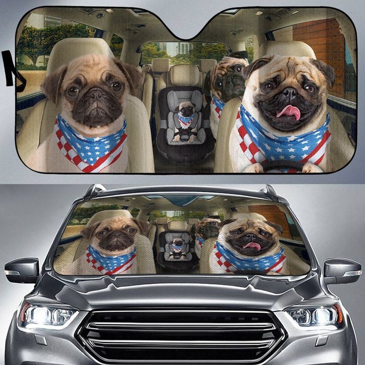CHC2010 Pug Car Sun shade