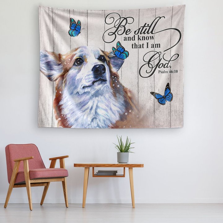 THA0240 Corgi Tapestry