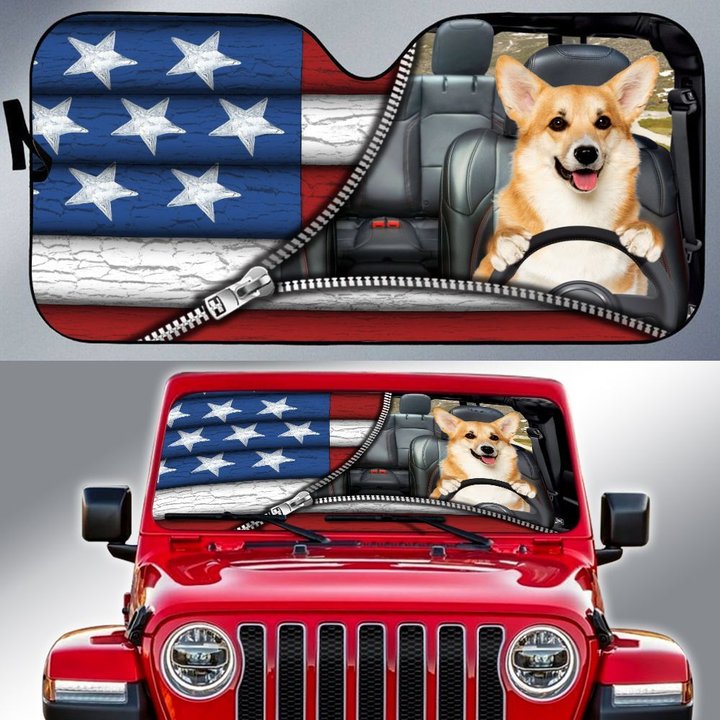 DIC0408009-Corgi-JE-EP Car Sun shade