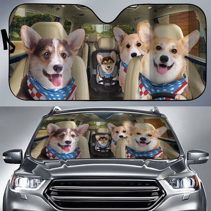 CHC2006 Corgi Car Sun shade