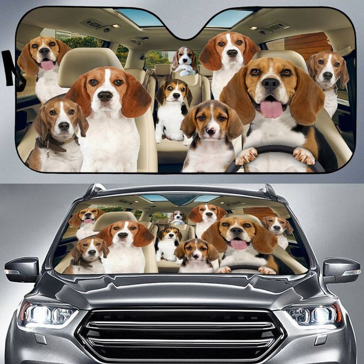 CHC3002 Beagle Car Sun shade