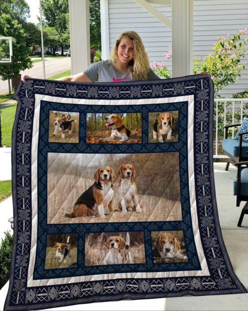 QUI25003 Beagle Quilt Blanket