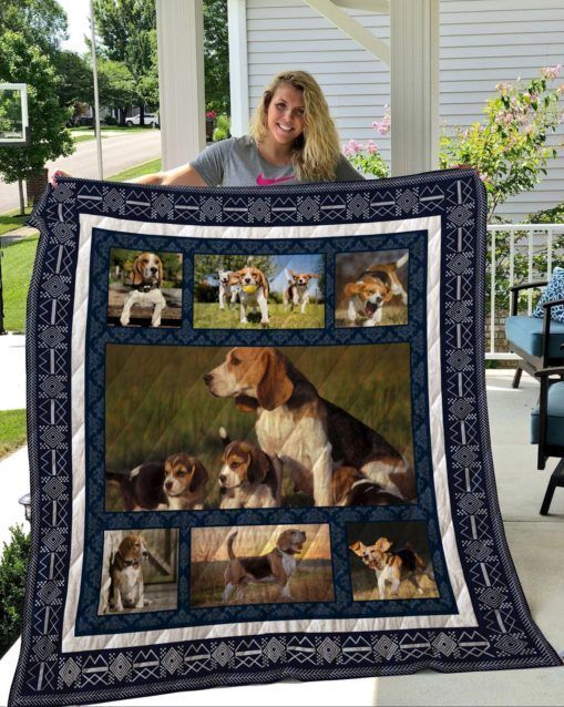 QUI25005 Beagle Quilt Blanket