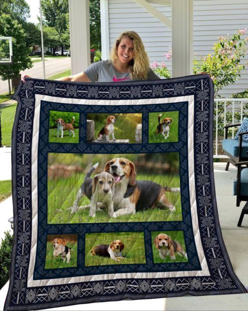 QUI25004 Beagle Quilt Blanket