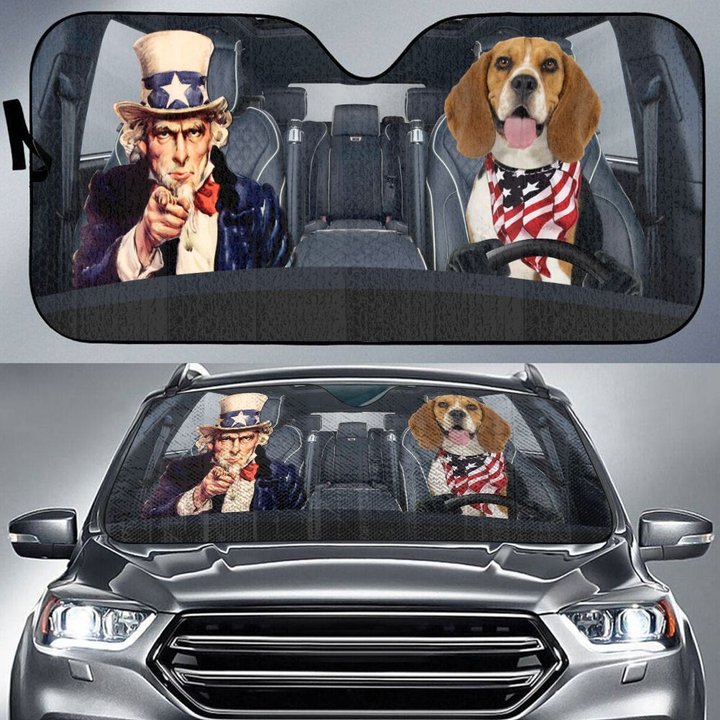 CHC1009 Beagle Car Sun shade