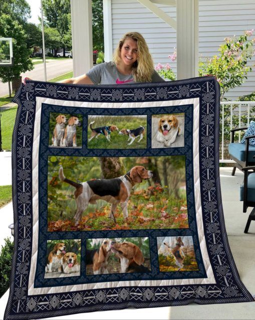 QUI25006 Beagle Quilt Blanket
