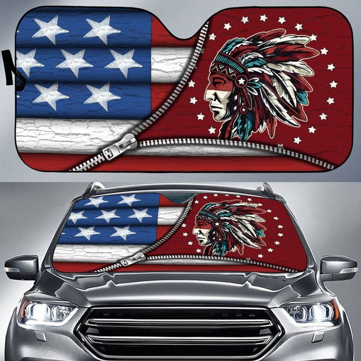 DICNA4001-Native American Car Sun shade