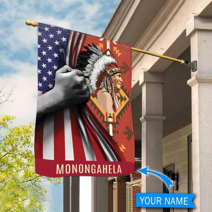 BIF20070703 Native American Personalized Flag