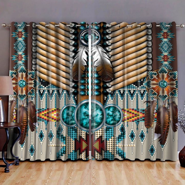 DIWH018-Native american WINDOW CURTAINS