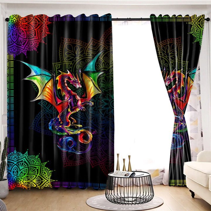 DIWA004-Dragon 2 WINDOW CURTAINS