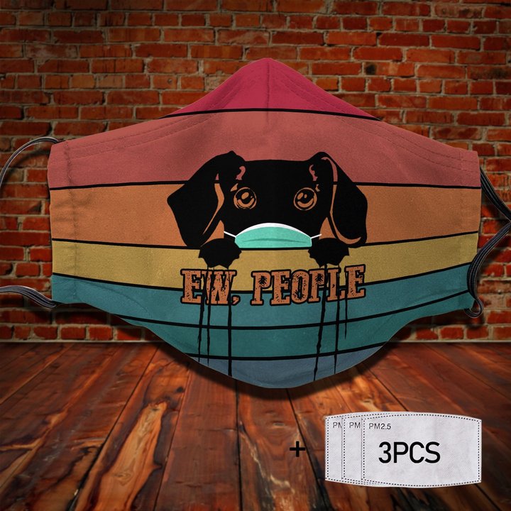 DIM1308004-Dachshund Face Mask