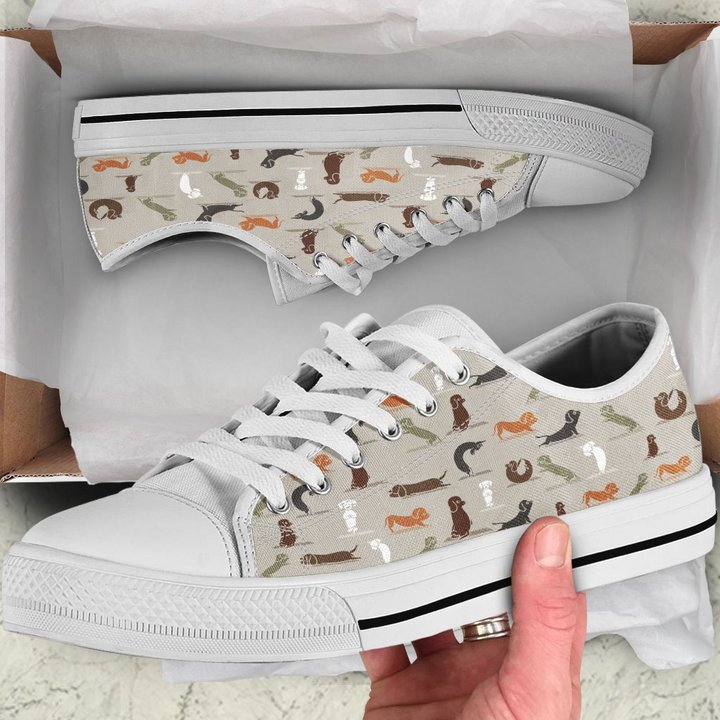 THS1072 DACHSHUND LOW TOP