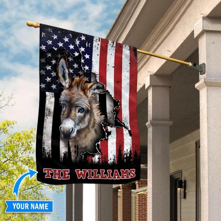 HUF3003 Donkey Personalized Flag