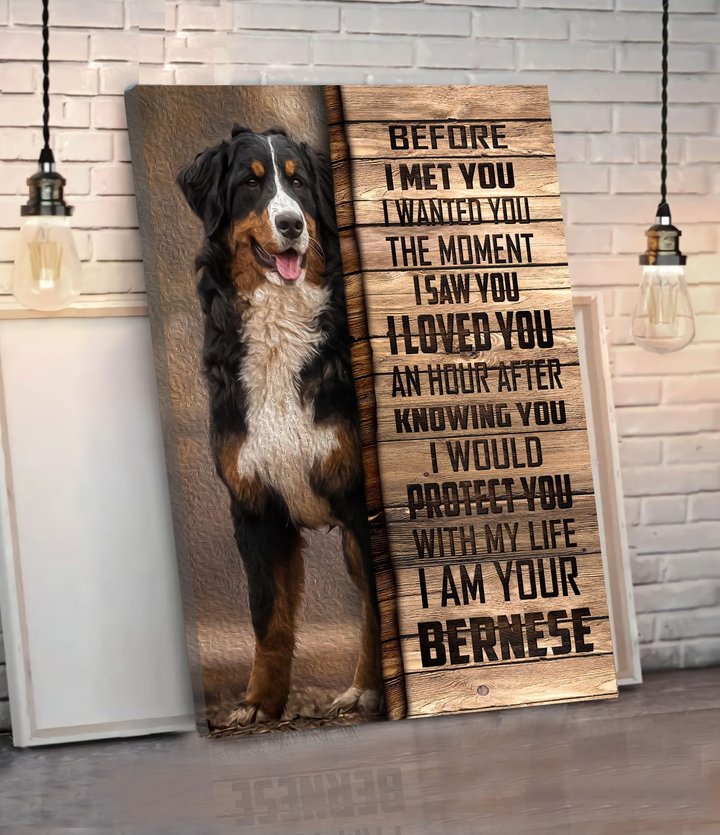 CHD0103 Bernese Mountain Matte Canvas