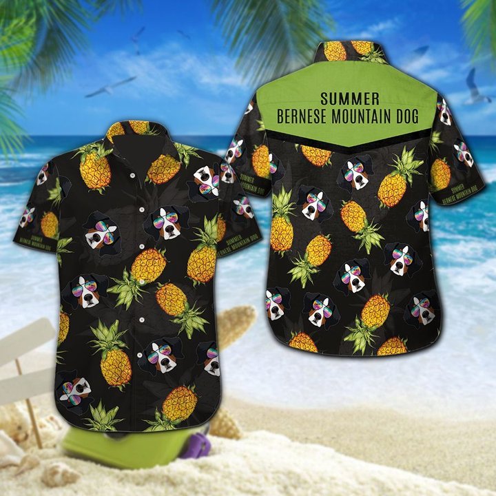 MHTCHO1002 - MHOCHO1002 Summer Bernese Mountain Dog Hawaii Set