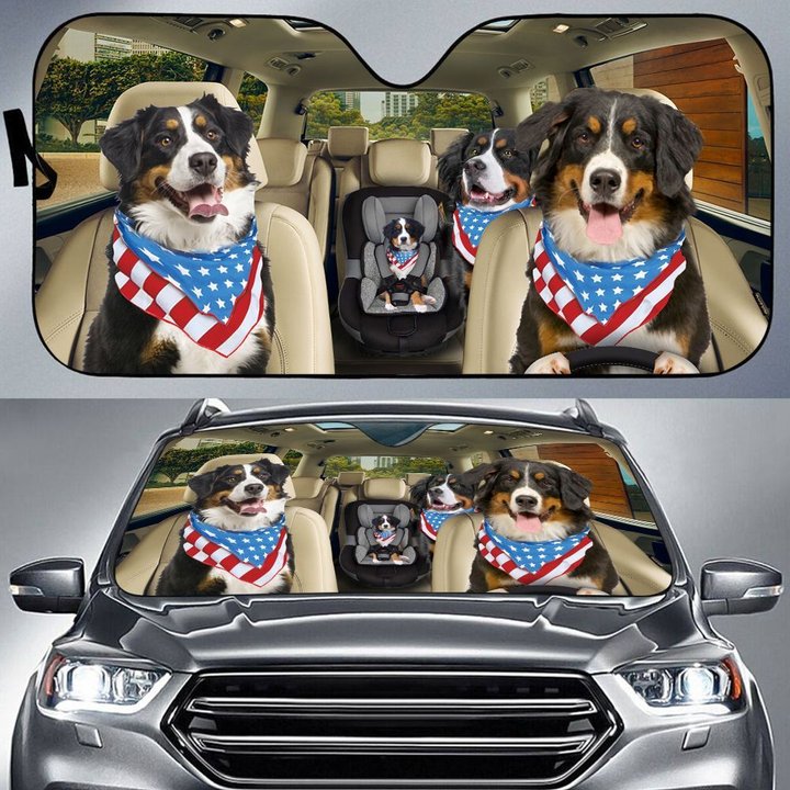 CHC2012 Bernese Mountain Dog Car Sun shade