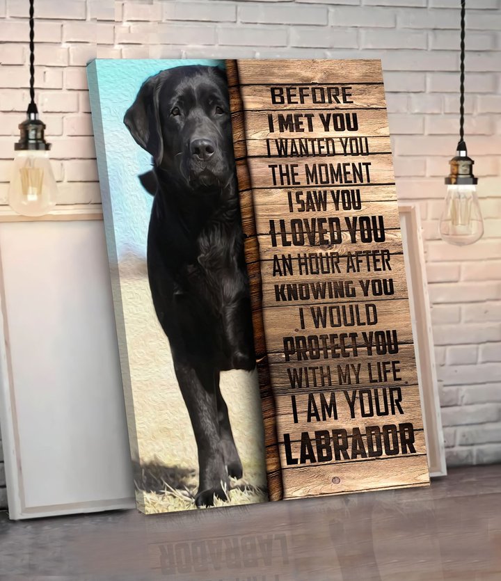 CHD0108 Labrador Retriever Matte Canvas