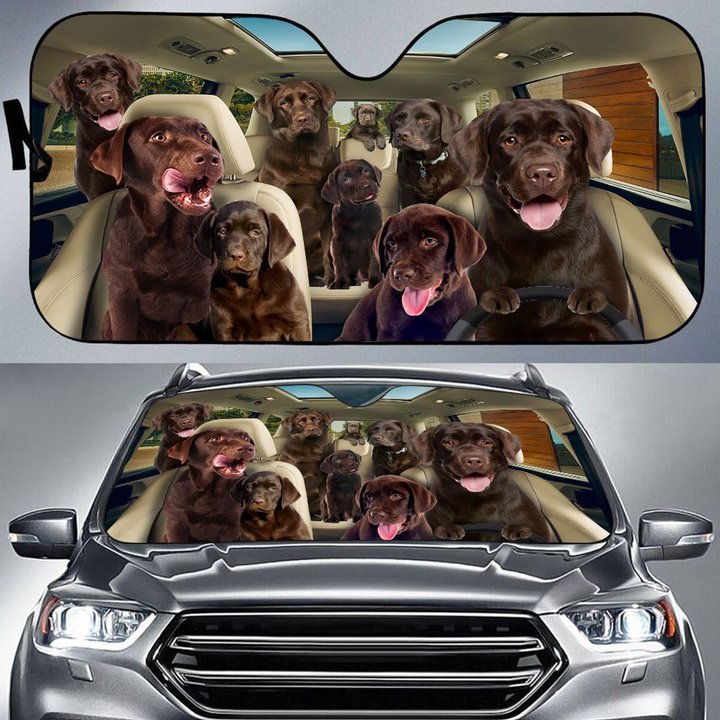 CHC3011 Labrador Retriever Car Sun shade